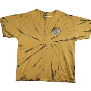 Pink Dolphin Clothing Mens 3XL Tie Dye T Shirt No Bad Days Wave Graphic